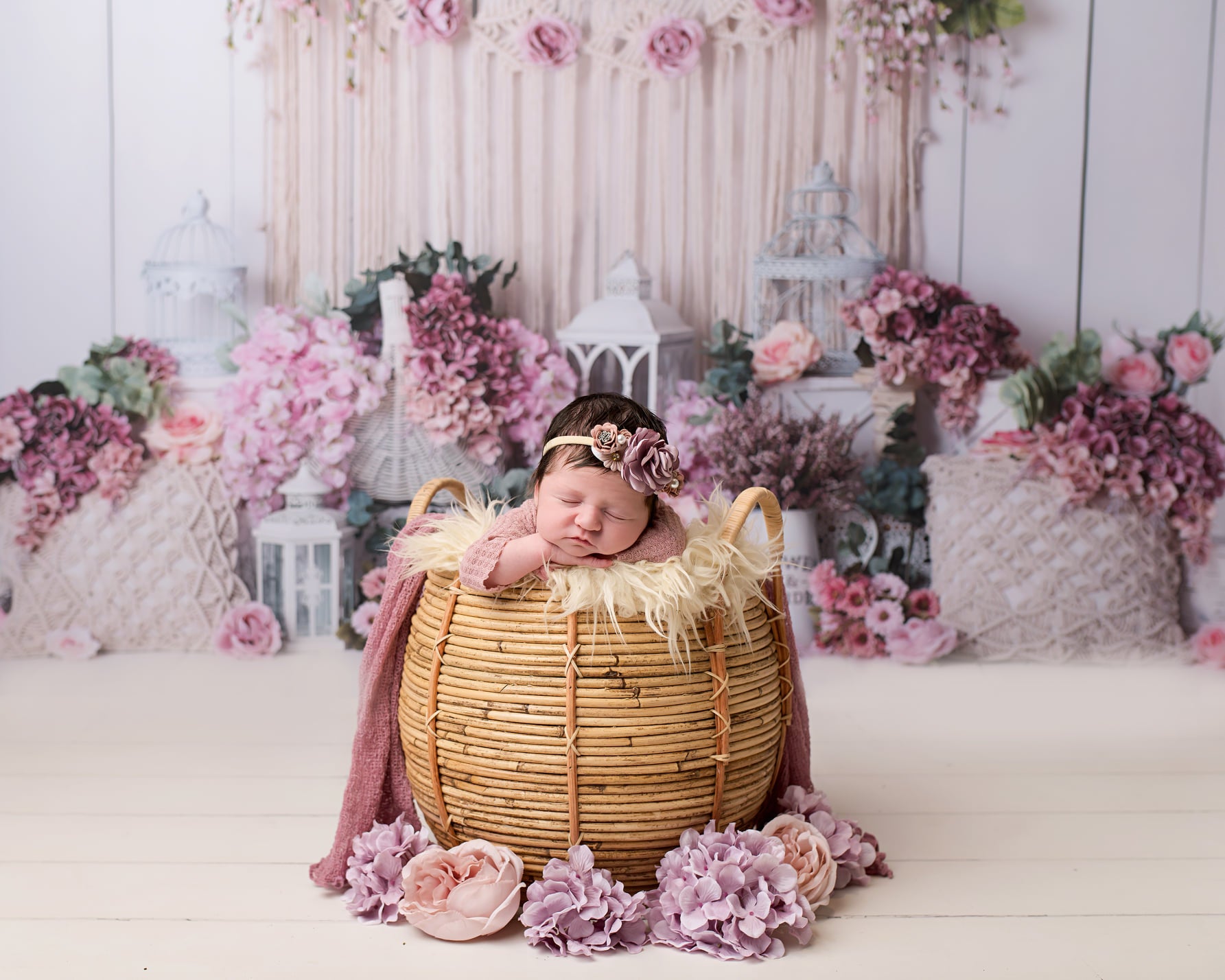 Avezano Boho Garden Photography Backdrop-AVEZANO